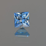 0.70 CTS Topaz Electric Blue Princess Cut Loose Gemstone