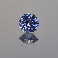 1.57 CTS African Sapphire Round Cut Natural Loose Gemstone