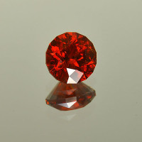 3.36 CTS Almandine Red Garnet Round Cut Natural Loose Gemstone