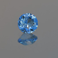 1.67 CTS Topaz Electric Blue Round Cut Loose Gemstone