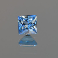 0.70 CTS Topaz Electric Blue Princess Cut Loose Gemstone